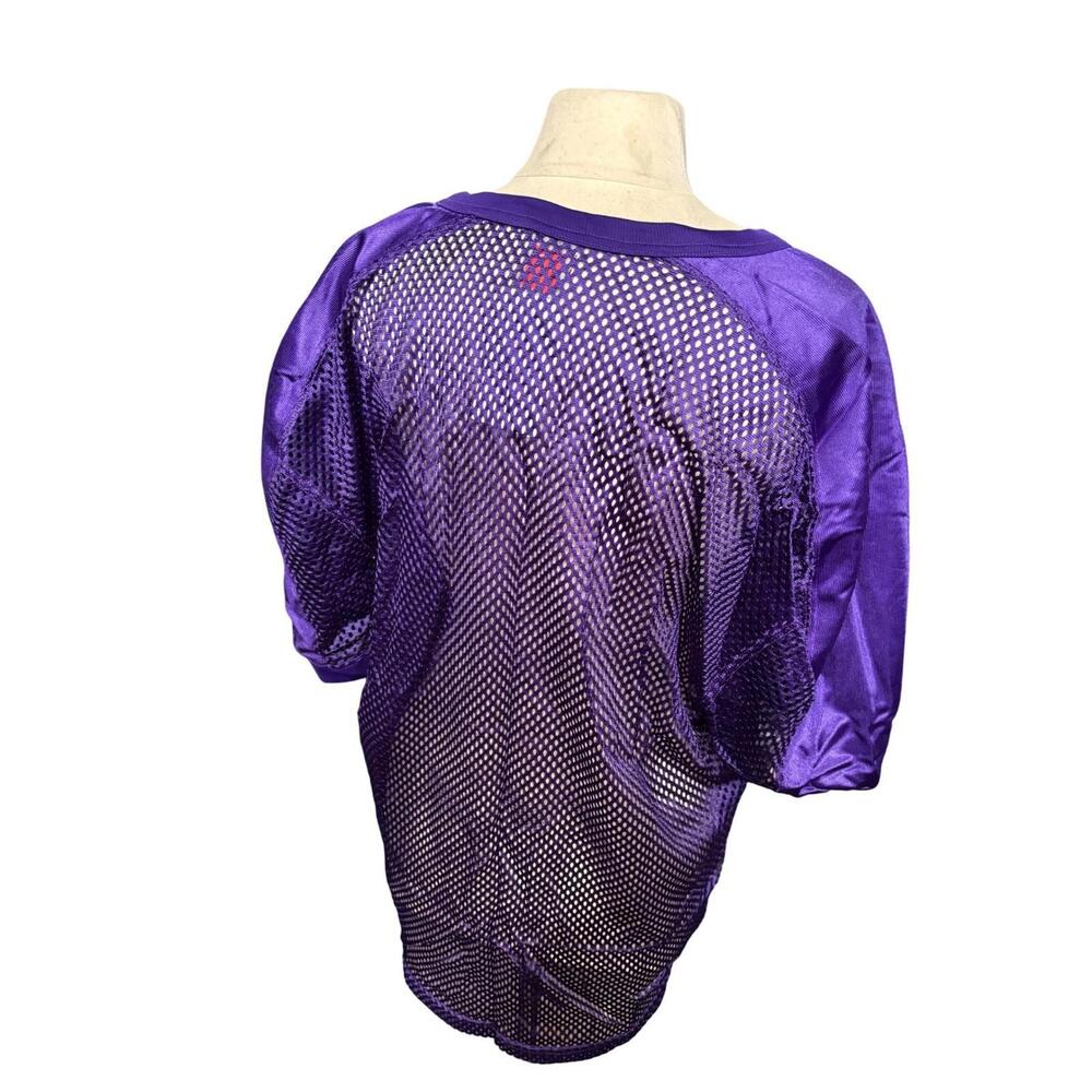 Nike Team‎ Purple Mesh Football Jersey Men's XXL V Neck Athletic
